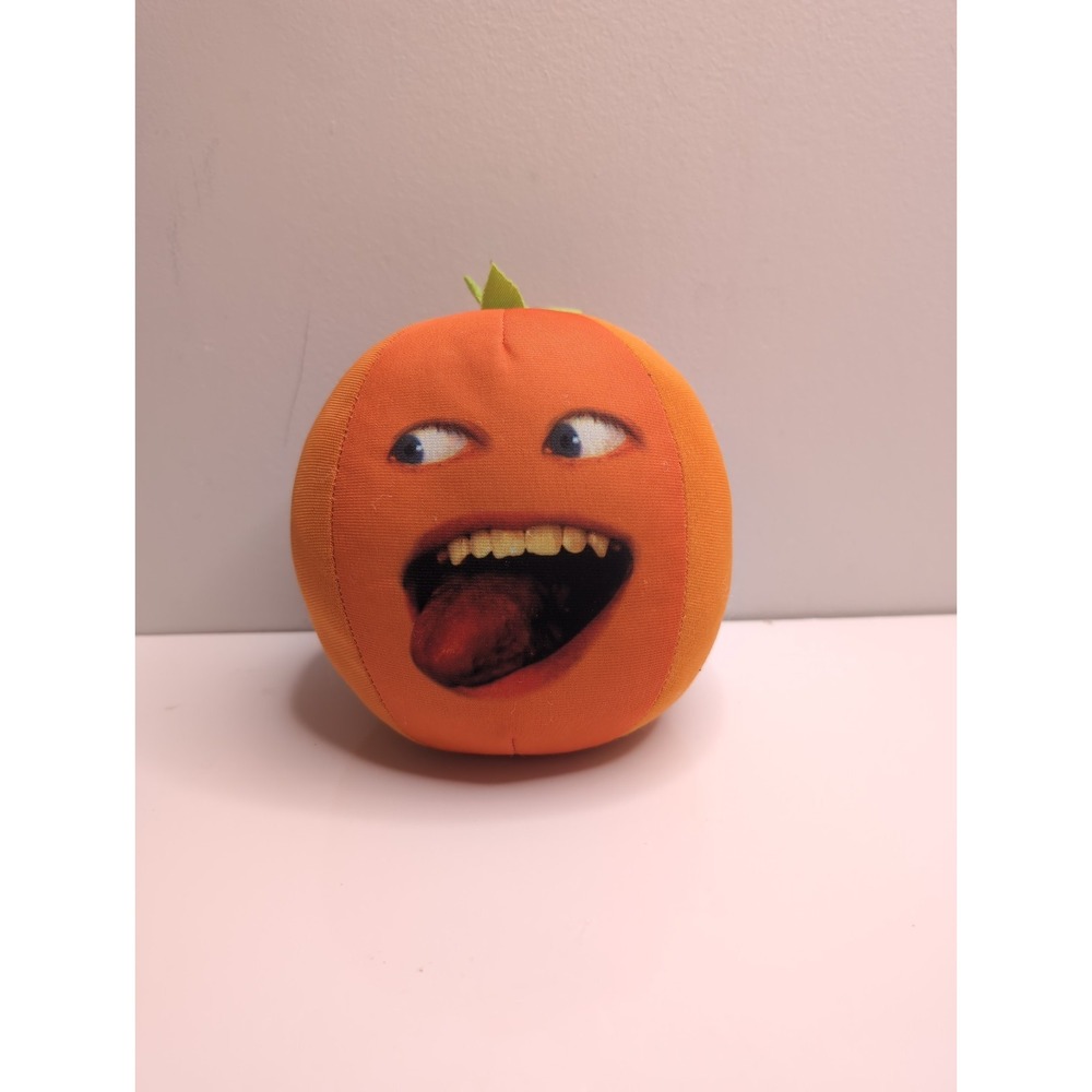 Annoying Orange Talking Plush Nanco 2012 Comedy Fruit Toy 8" WORKS - Tag Cut
